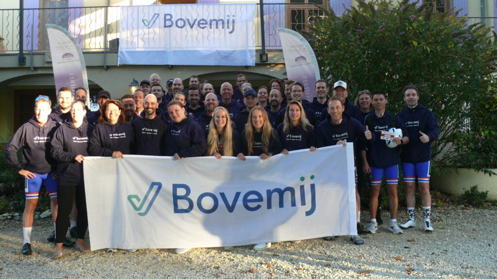 Groepsfoto van Team Samen vooruit van Bovemij Groep