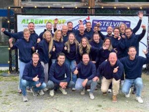 Groepsfoto met alle leden van Team Samen Vooruit.